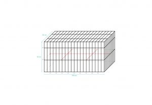 Gabion TIP 2 100x50x50 cm ø žice 5.8 mm