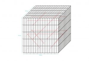 Gabion TIP 5 100x100x100 cm ø žice 5.8 mm