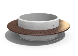 BETONSKA ŽARDINIJERA S KLUPOM #92