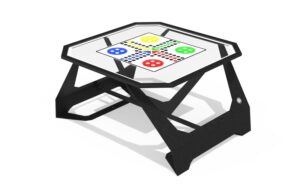 METALNI STOL S IGROM 386